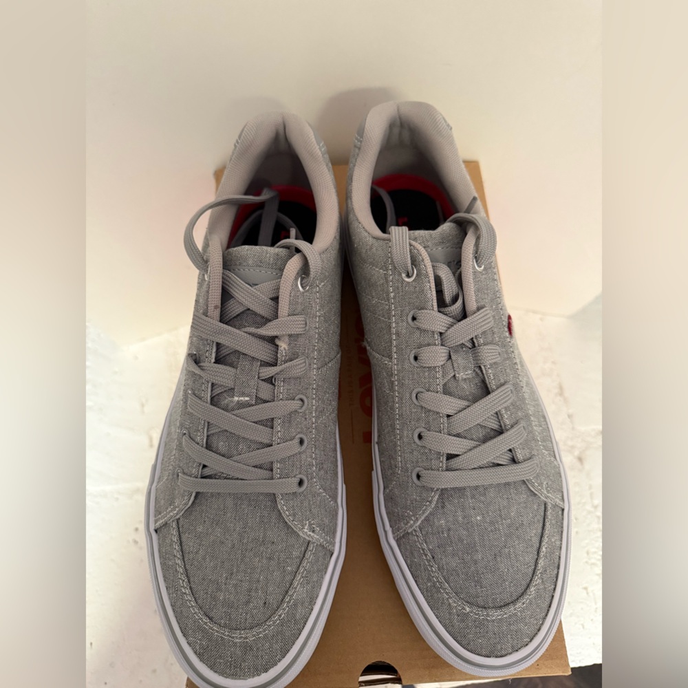 Levi's Grey Turner shoes. Size 12. New in box